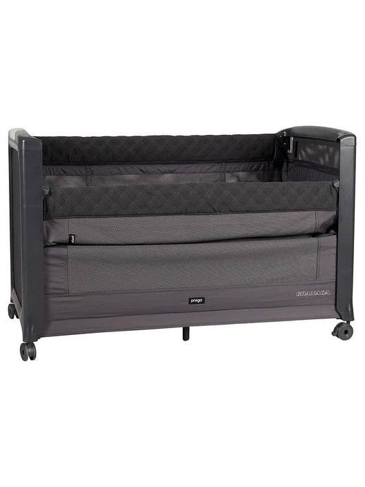 Prego Granada Otomatik Katlanabilen Anne Yanı Oyun Parkı 60x120 cm - Gri