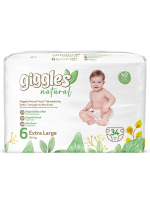 Giggles Jumbo Bebek Külot Bez Junıor 34 Adet