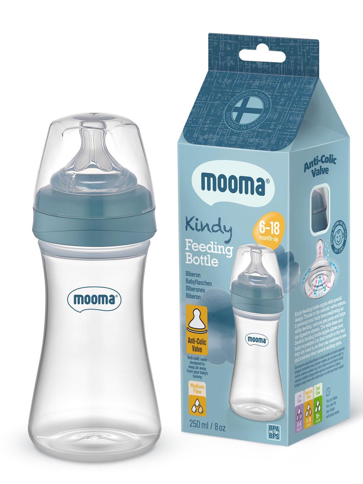 Mooma  Biberon 250 Ml 6-18 Ay Orta Akış