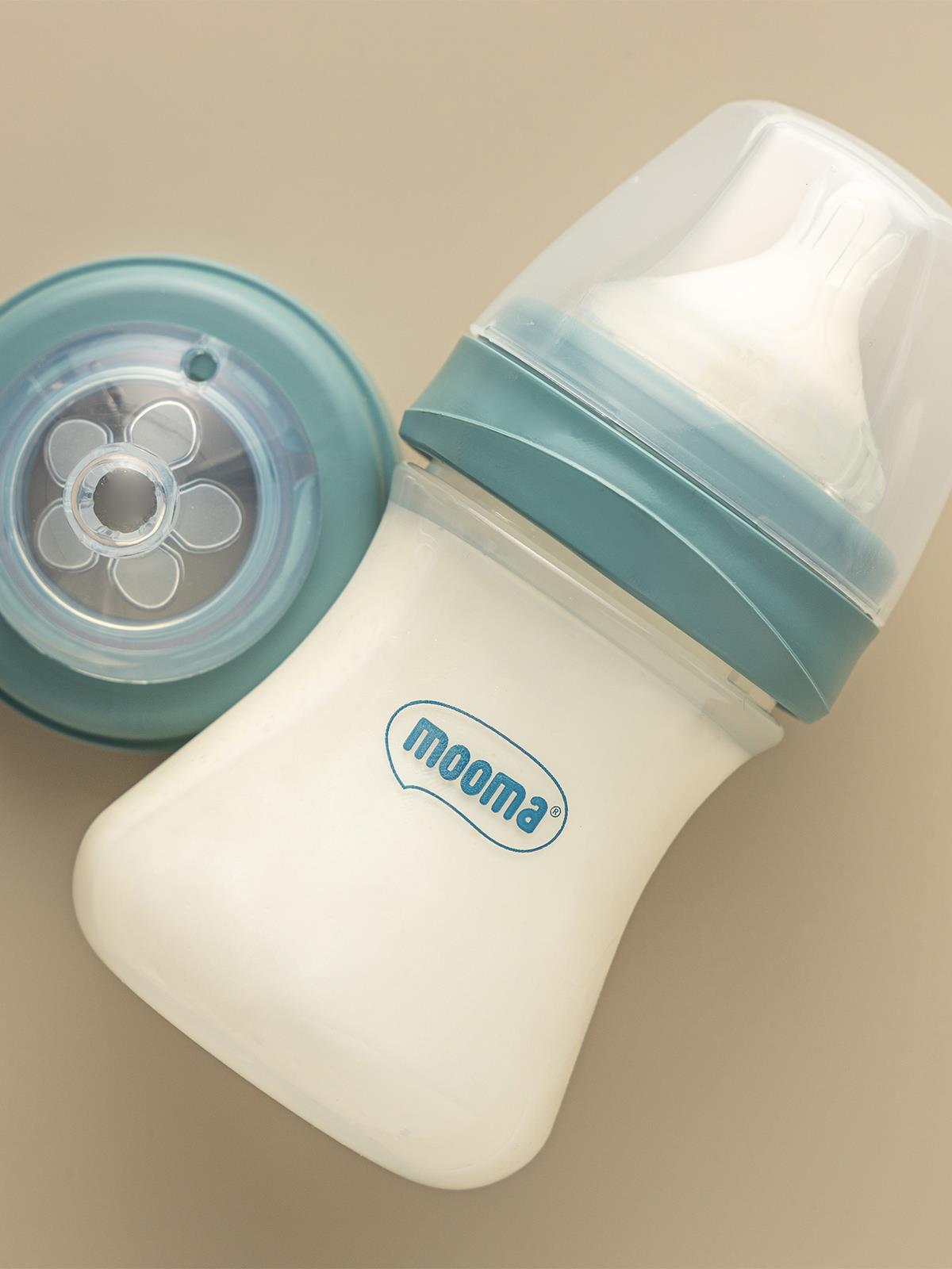 Mooma Biberon 150 Ml 0-6 Ay Yavaş Akış - Mavi