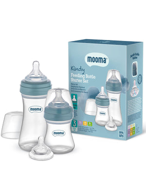 Mooma Biberon Başlangıç Seti - Mavi