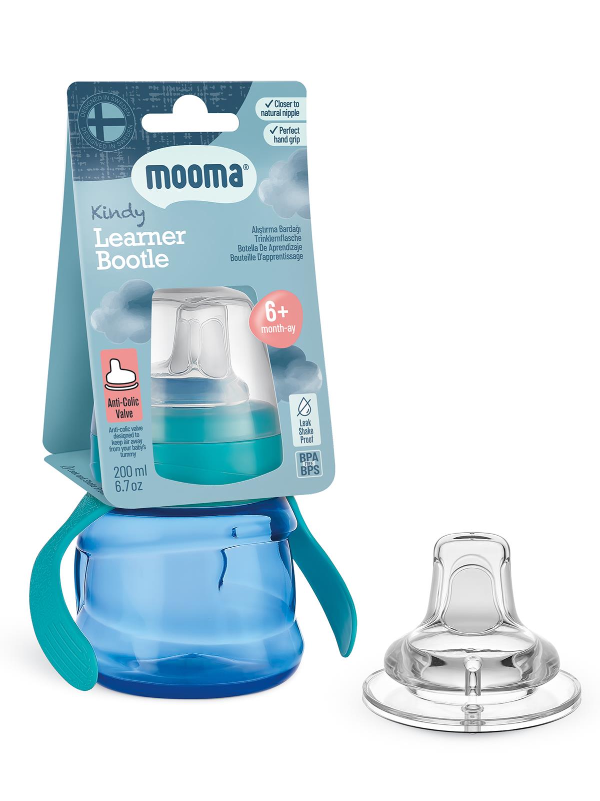 Mooma Alıştırma Bardağı 200 Ml - Kırmızı