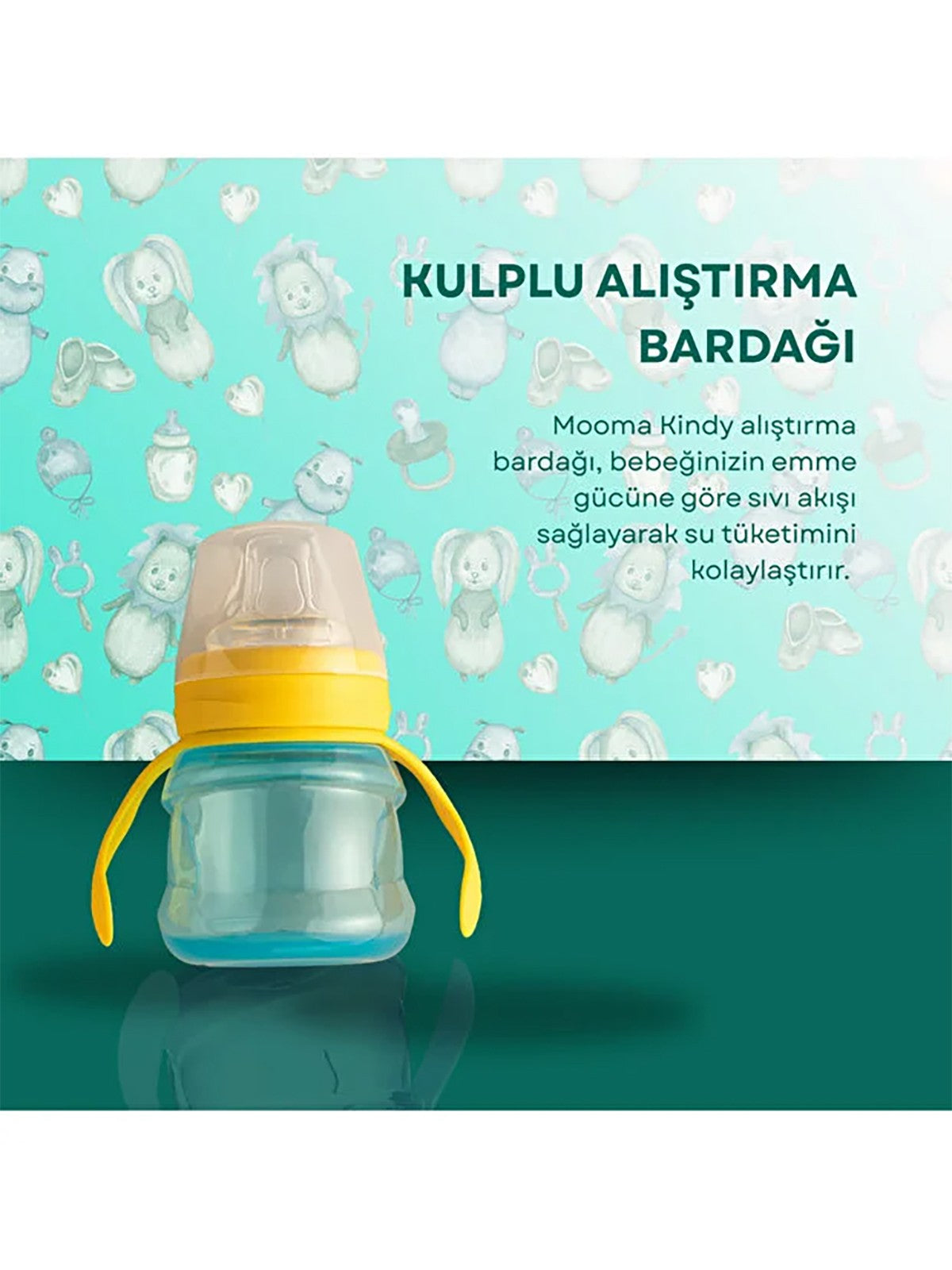 Mooma Alıştırma Bardağı 200 Ml - Sarı