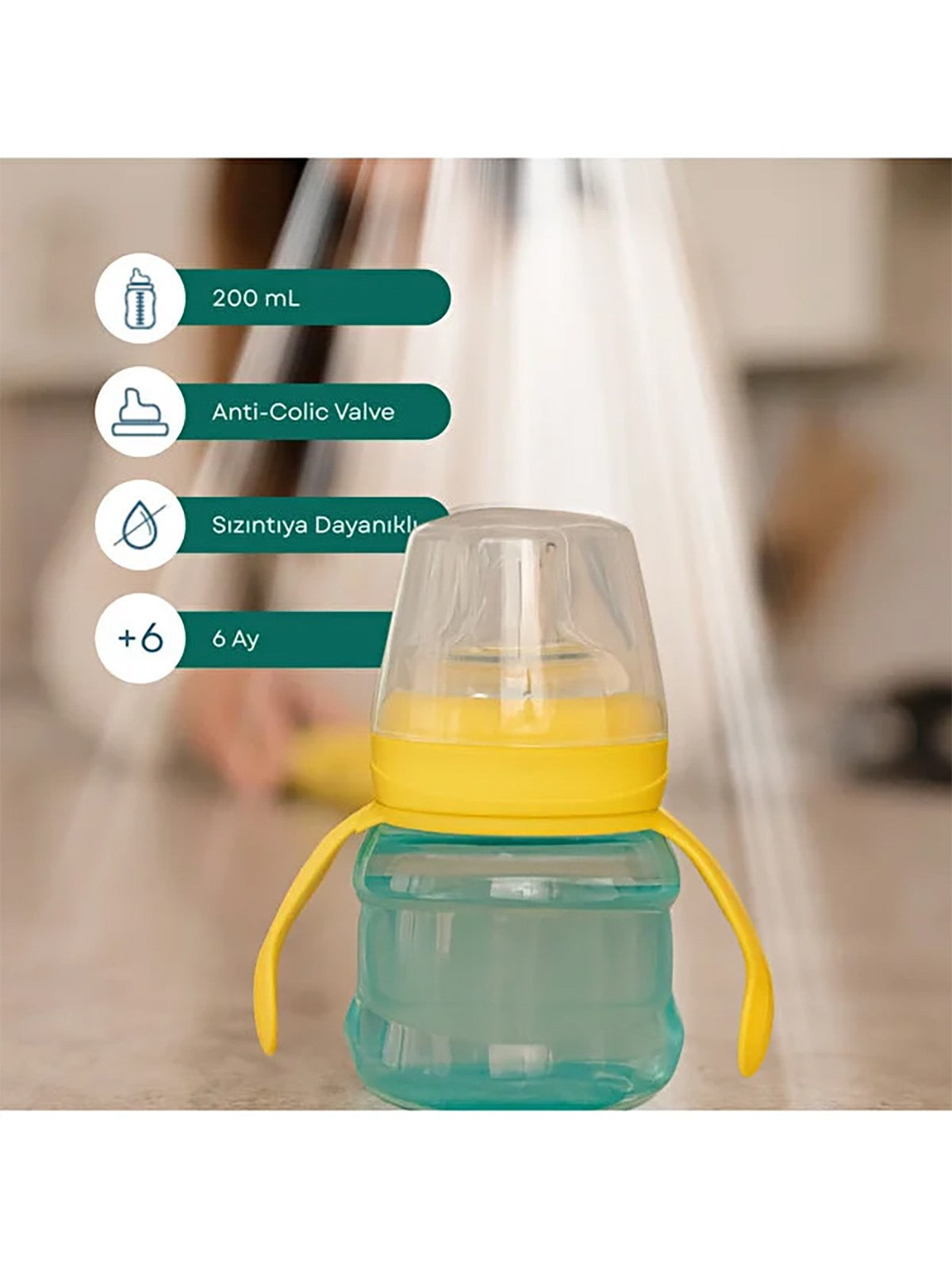 Mooma Alıştırma Bardağı 200 Ml - Sarı