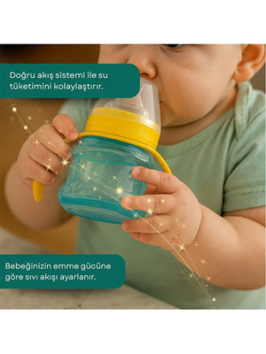 Mooma Alıştırma Bardağı 200 Ml - Sarı