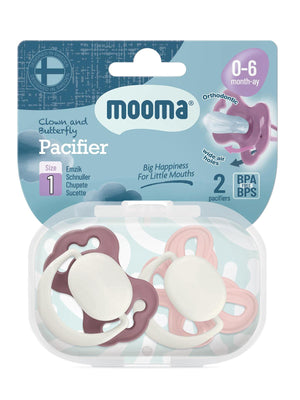 Mooma Palyaço Ve Kelebek Emzik No:1 - Pembe