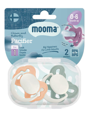 Mooma Palyaço Ve Kelebek Emzik No:1 - Turuncu