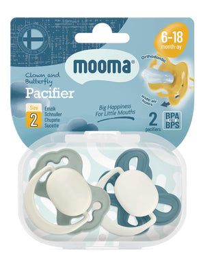 Mooma Palyaço Ve Kelebek Emzik No:2 - Mavi