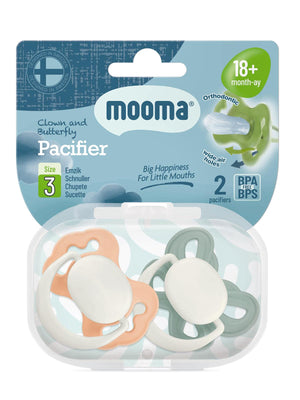 Mooma Palyaço Ve Kelebek Emzik No:3 - Turuncu
