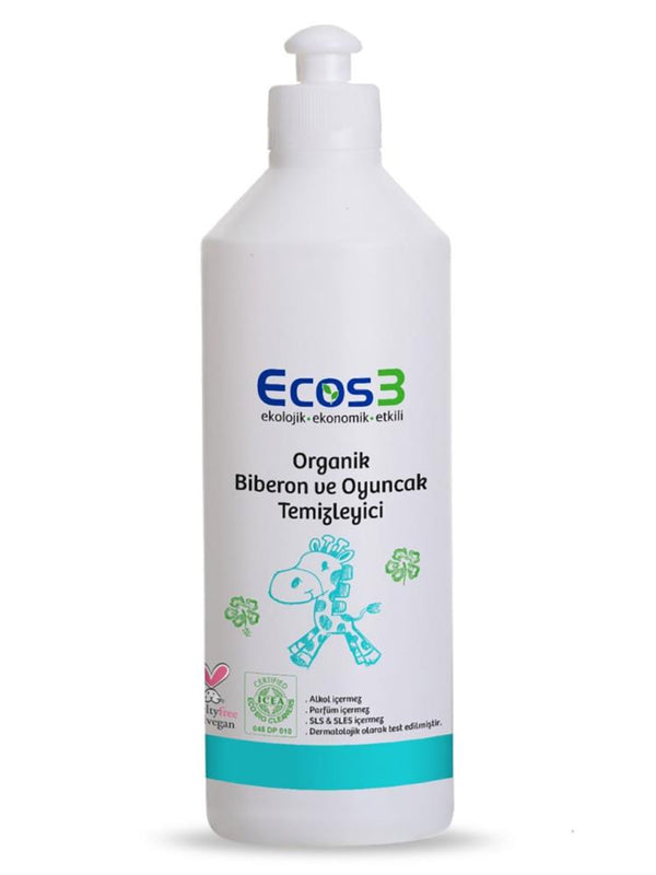 Ecos3 Organik Biberon ve Oyuncak Temizleyici 500 ml