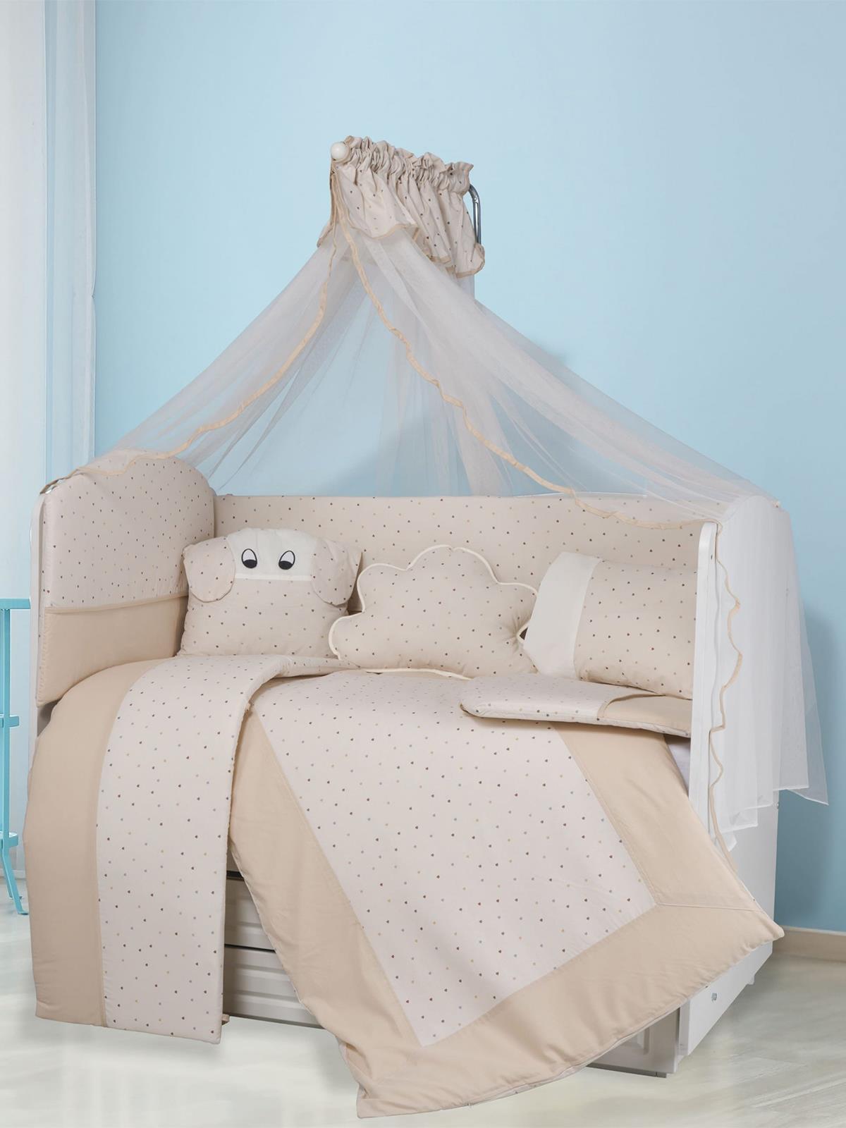 Aras Bebe Joli Uyku Seti 70x130 Cm - Kahverengi