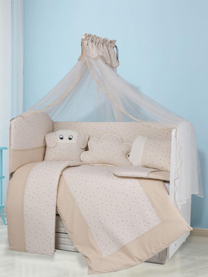 Aras Bebe Joli Uyku Seti 60x120 Cm - Kahverengi