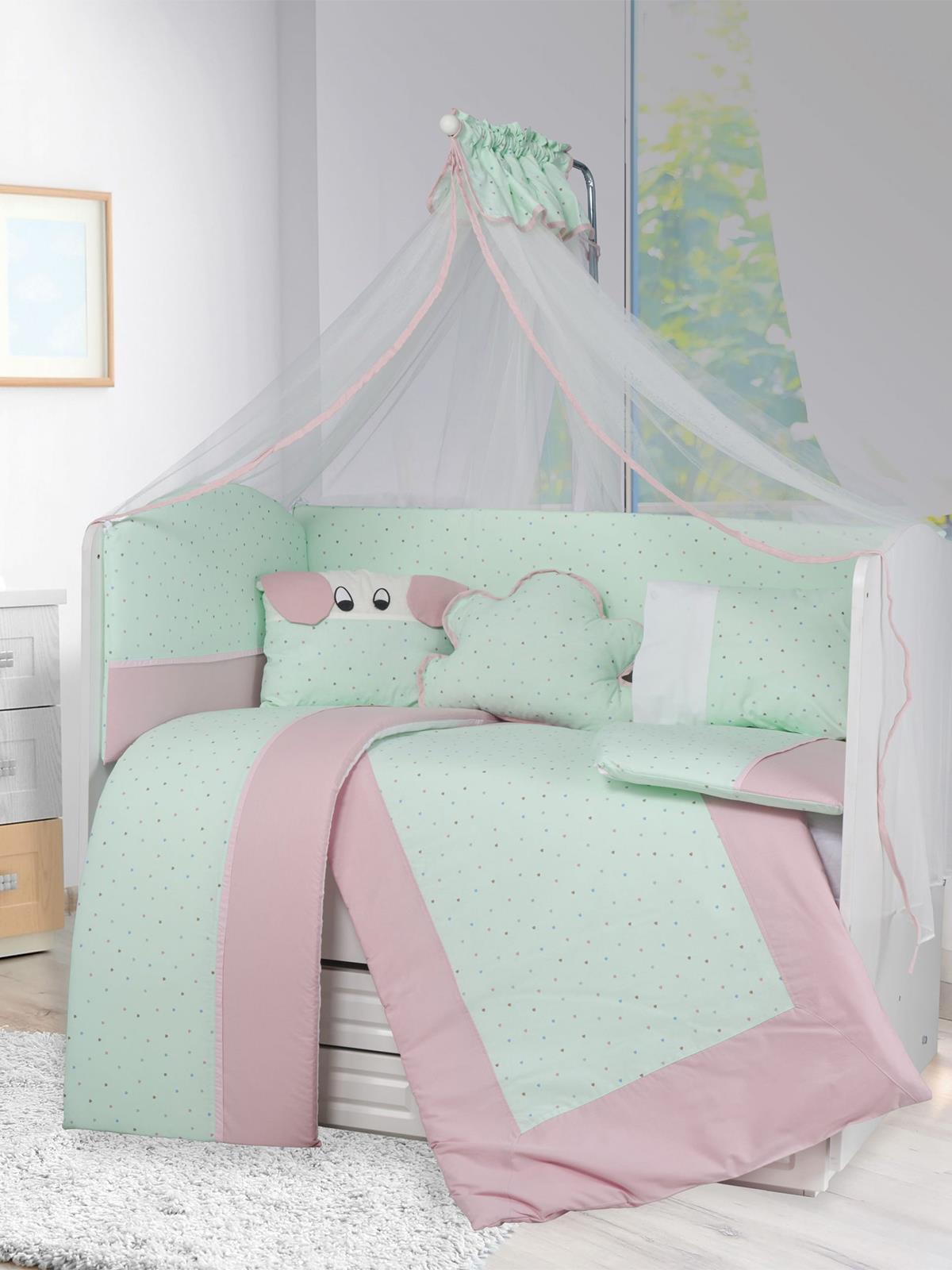 Aras Bebe Joli Uyku Seti 60x120 Cm - Yeşil