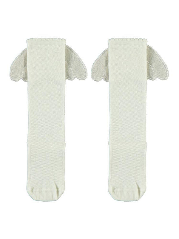 Senera Melek Kanatlı Aksesuarlı Çocuk Kız 1-7 Yaş Golf Çorap
