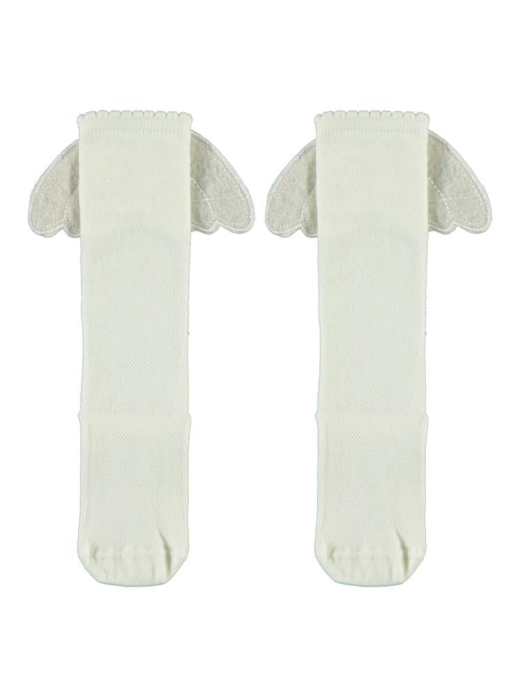 Senera Melek Kanatlı Aksesuarlı Çocuk Kız 1-7 Yaş Golf Çorap