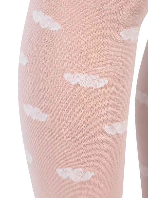 Katamino Desenli İnce Kız Çocuk Külotlu Çorap 1-12 Yaş - Siyah