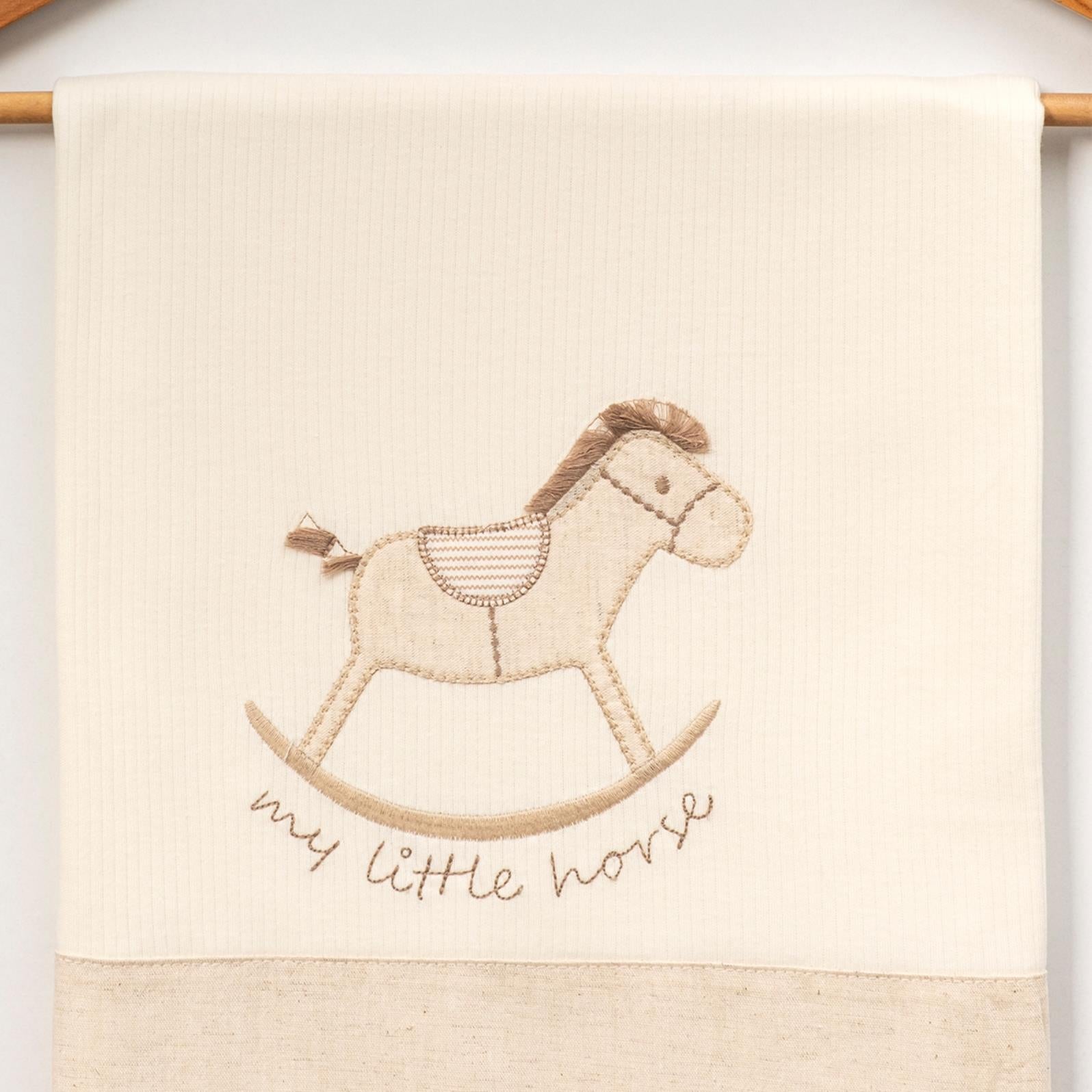 Biorganic Lıttle Horse 10 Parça Zıbın Seti 1-3 Ay - Ekru