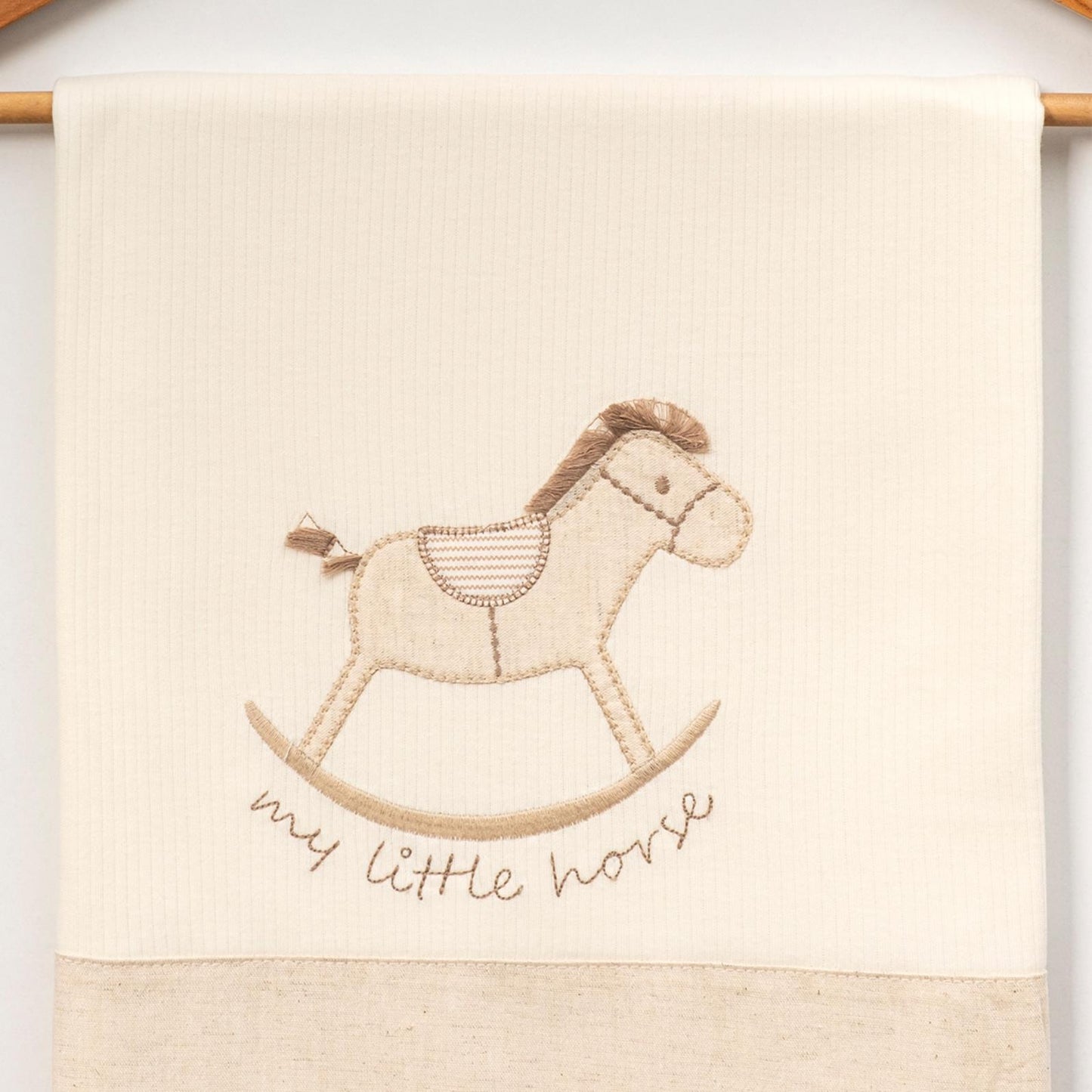 Biorganic Lıttle Horse 10 Parça Zıbın Seti 1-3 Ay - Ekru