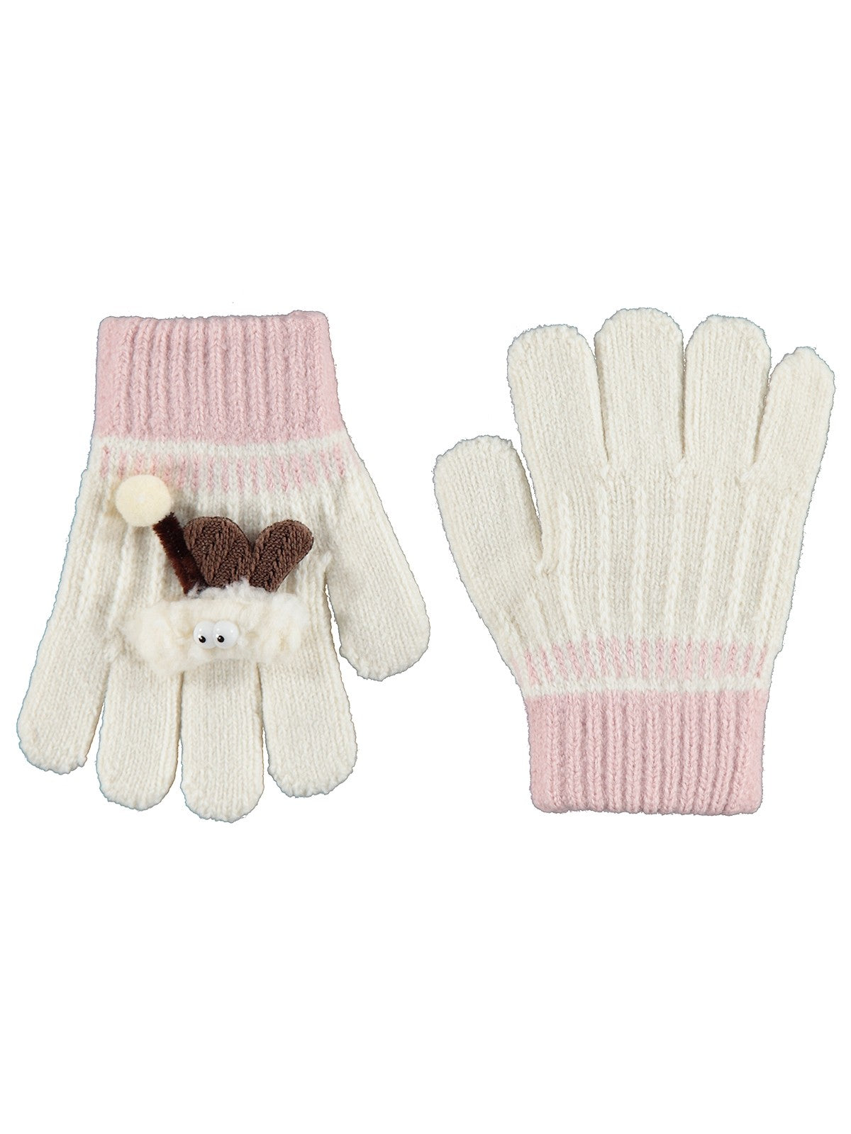 Kitti Örme Eldiven 3-6 Yaş Çocuk Kız
