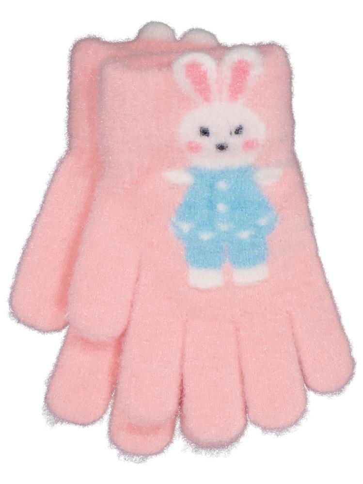 Kitti-Akal Çocuk Kız Örme Eldiven 4-8 Yaş