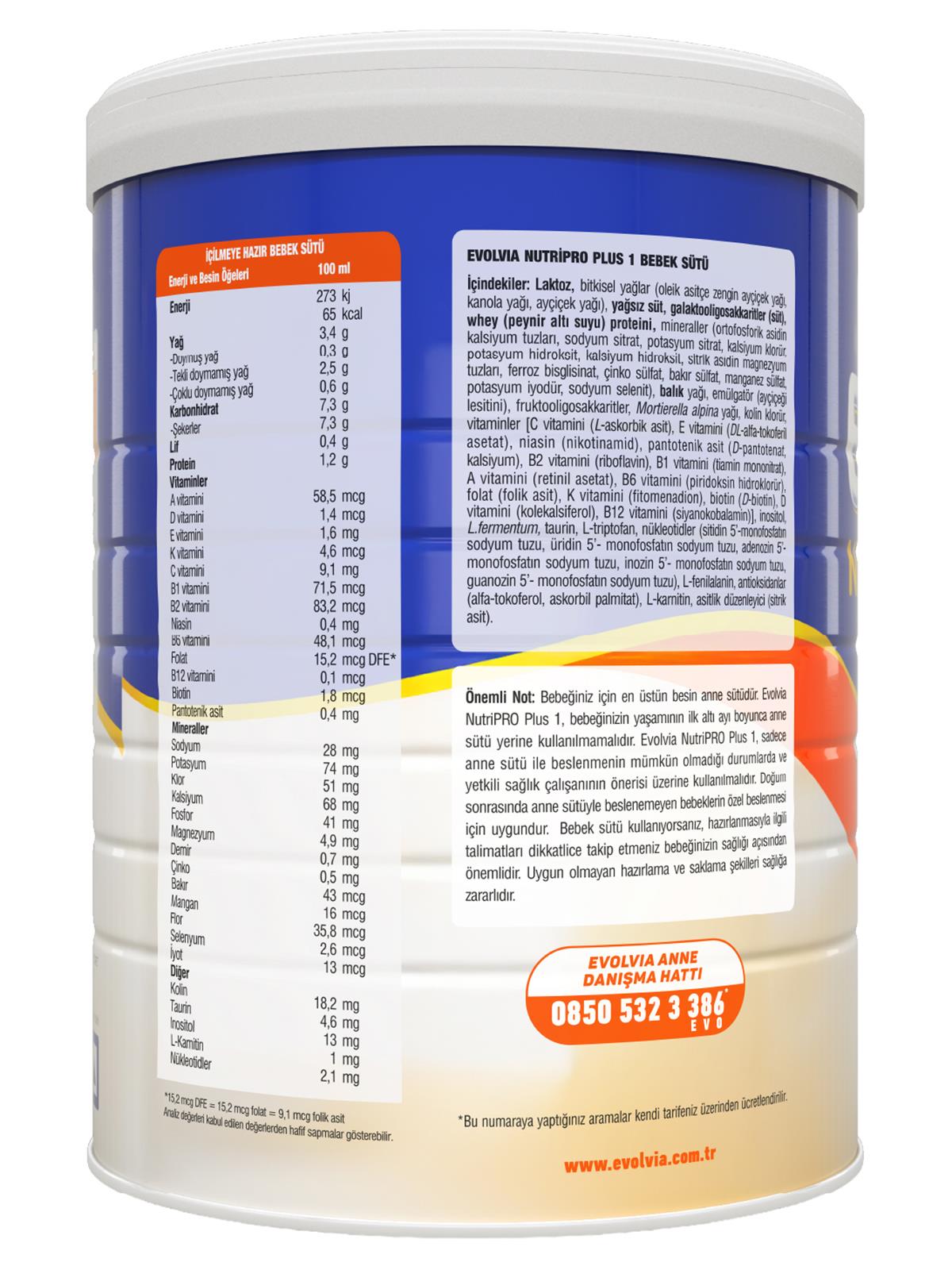 Evolvia-Montero NutriPRO Plus 1 - 1000 Gr