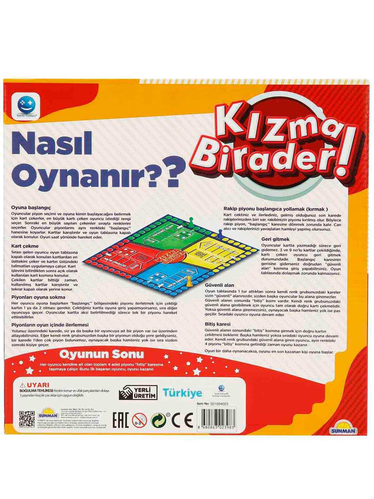 Smile Games Kızma Birader Kutu Oyunu