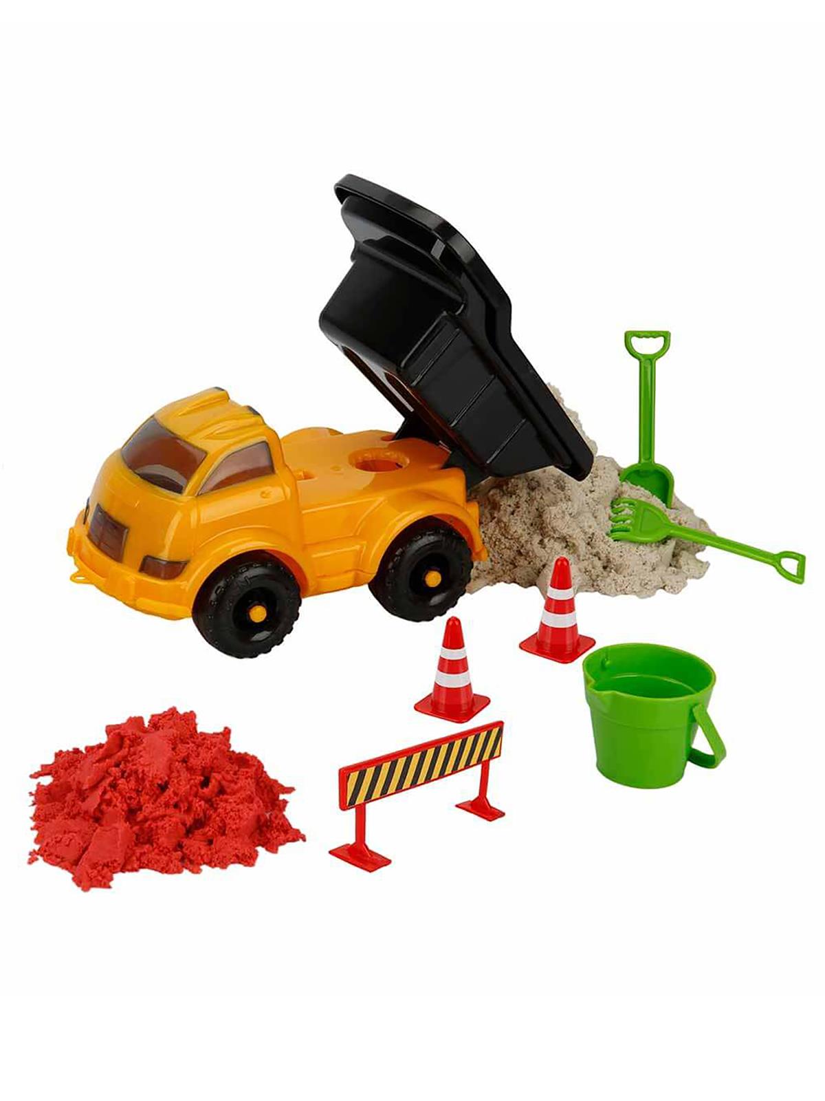 Crafy Neşeli Şantiye Oyun Kumu Seti 500 g 14 Parça