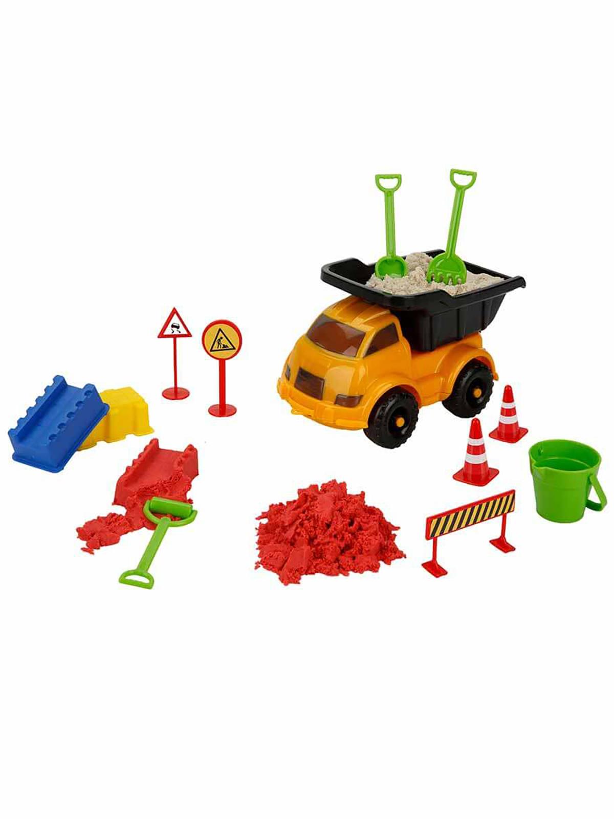 Crafy Neşeli Şantiye Oyun Kumu Seti 500 g 14 Parça