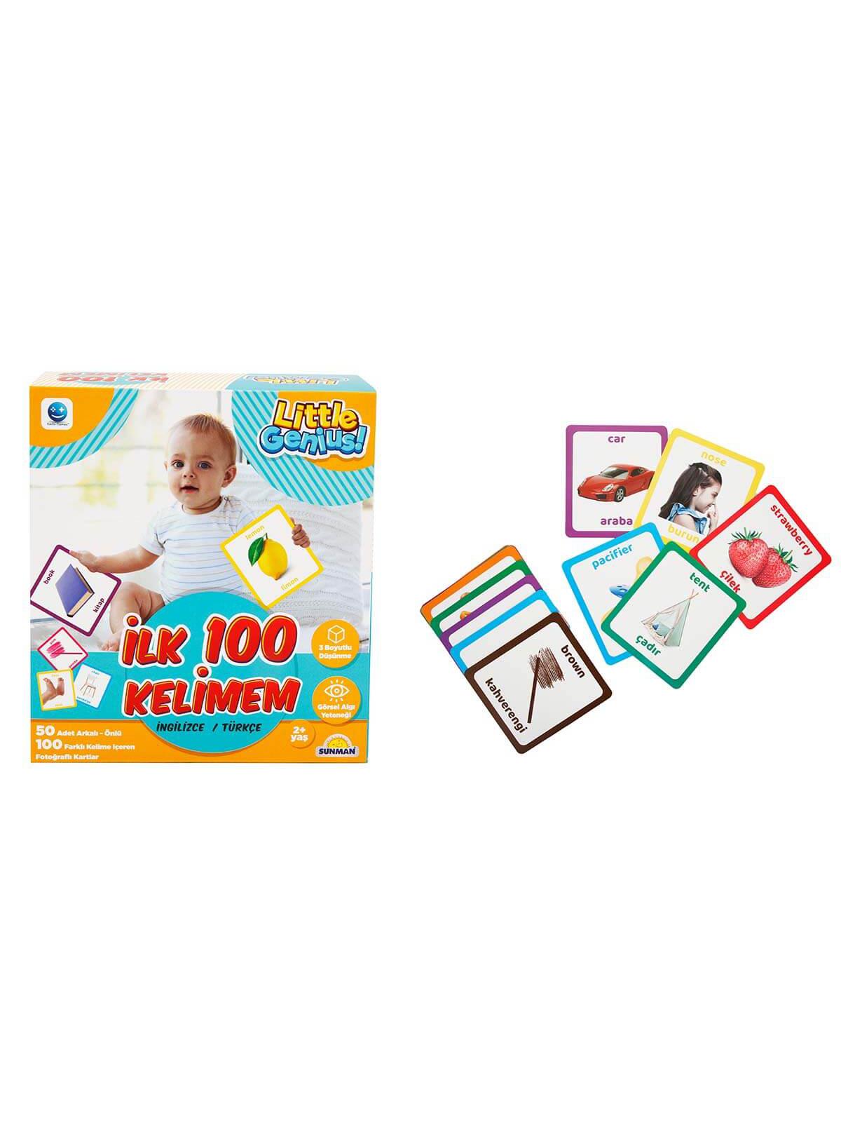 Smile Games İlk 100 Kelimem Kartları İngilizce/Türkçe 50 Parça