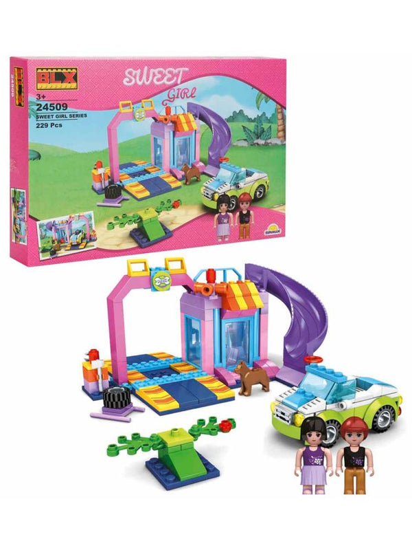 Sweet Girl Kaydıraklı Araba Bakım Merkezi 229 Parça