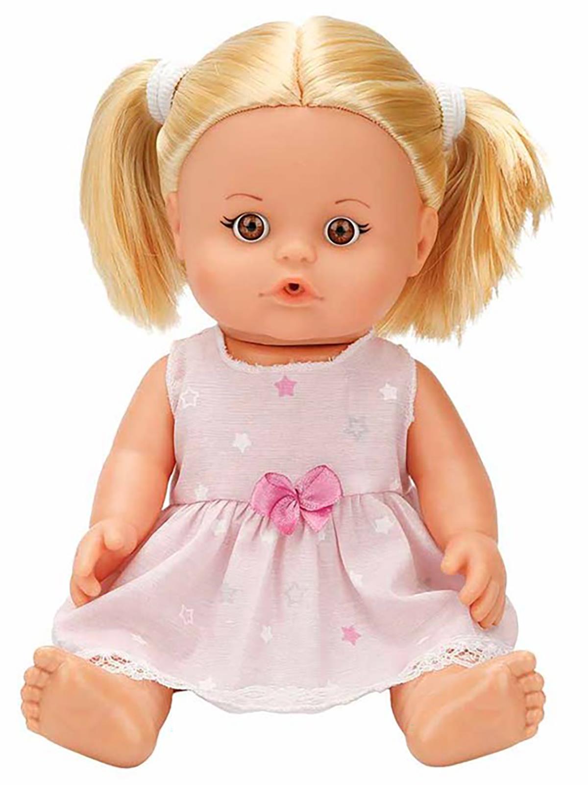 Sunman Oyuncak Bebek Set Boubou Altını Islatan 30Cm.Saçlı/Sessiz