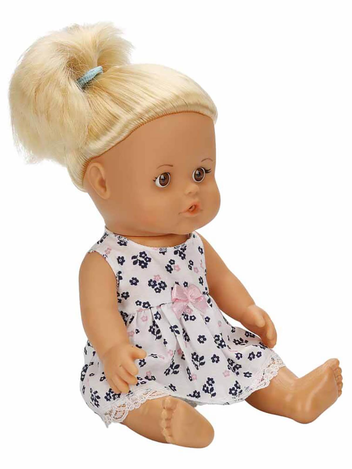 Sunman Oyuncak Bebek Set Boubou Altını Islatan 30Cm.Saçlı/Sessiz