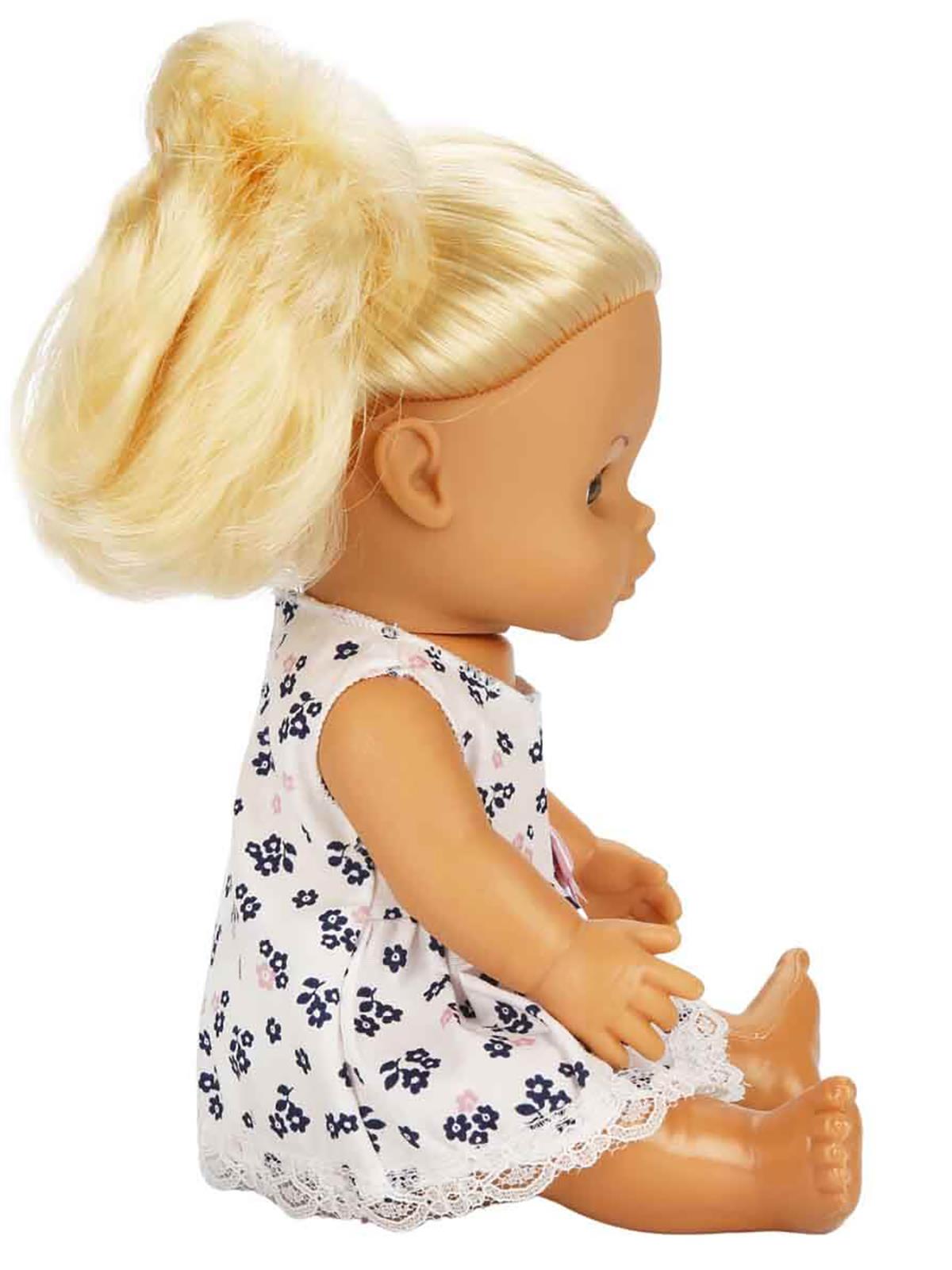 Sunman Oyuncak Bebek Set Boubou Altını Islatan 30Cm.Saçlı/Sessiz