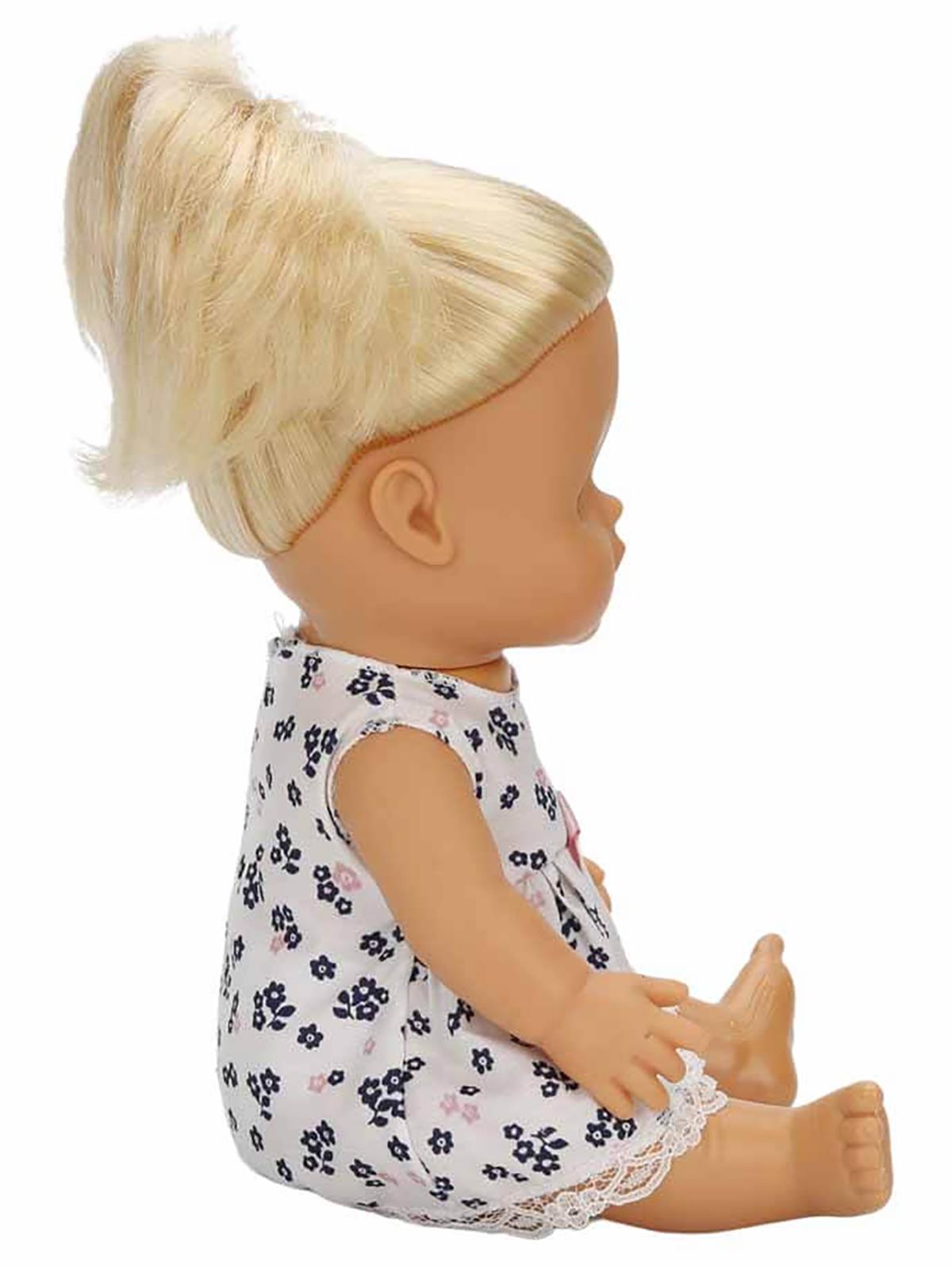 Sunman Oyuncak Bebek Set Boubou Altını Islatan 30Cm.Saçlı/Sessiz