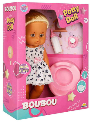 Sunman Oyuncak Bebek Set Boubou Altını Islatan 30Cm.Saçlı/Sessiz