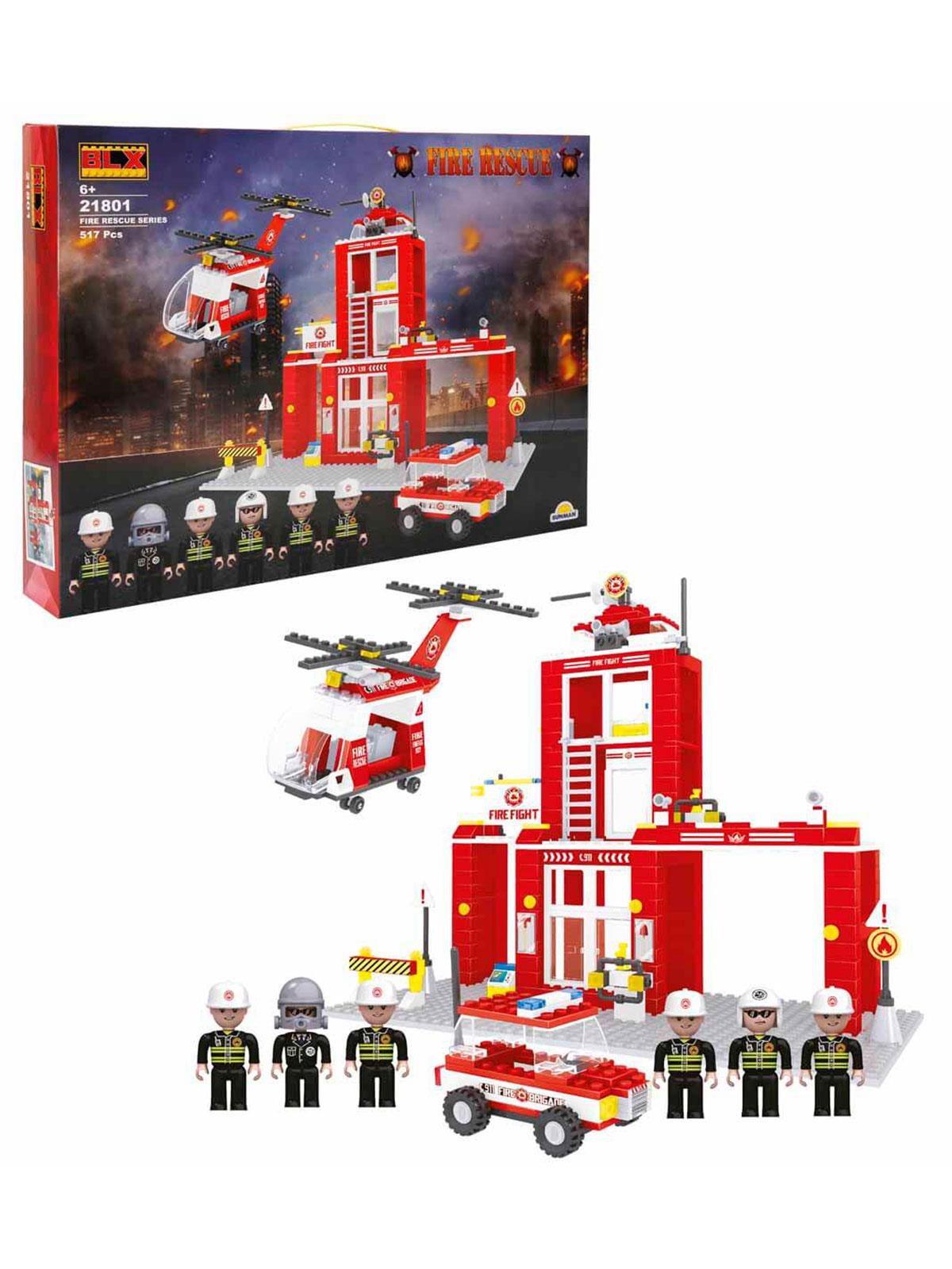 Construction Rescue İtfaiye İstasyonu Oyun Seti