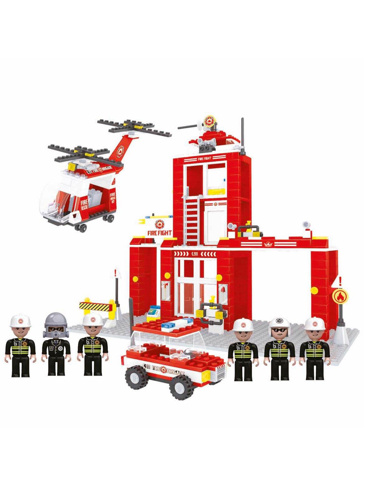 Construction Rescue İtfaiye İstasyonu Oyun Seti