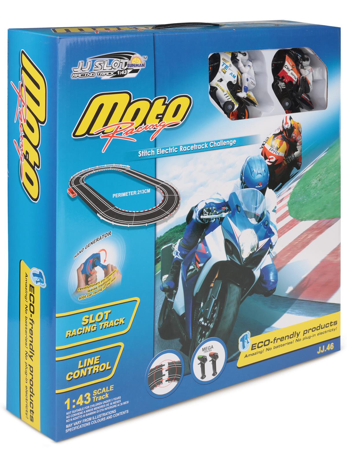 Sunman Oyuncak YARIŞ SET 1/43 MOTO RACING MÜZİKLİ 213CM