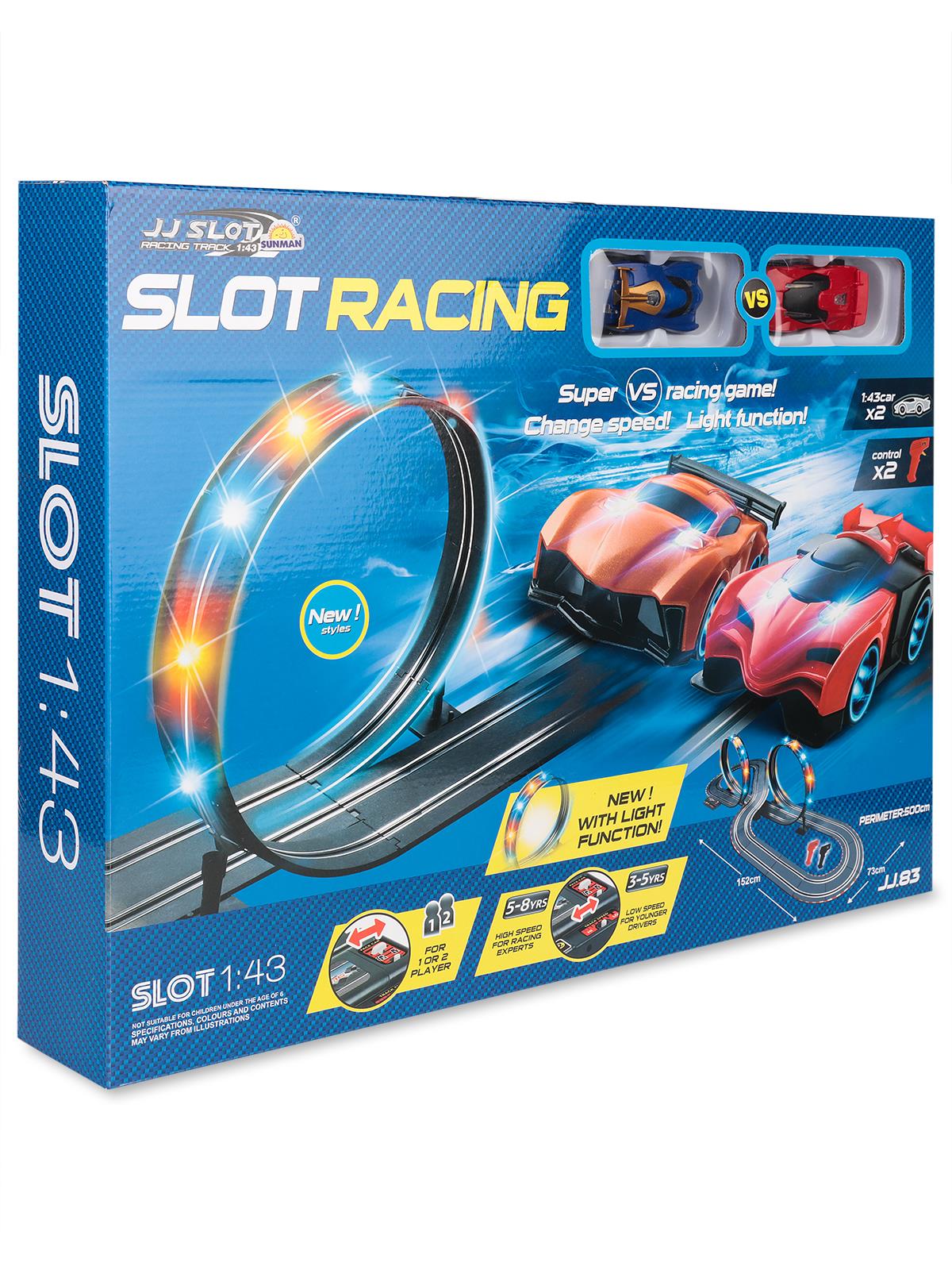 Sunman Oyuncak YARIŞ SET 1/43 SLOT RACING IŞIKLI 913CM