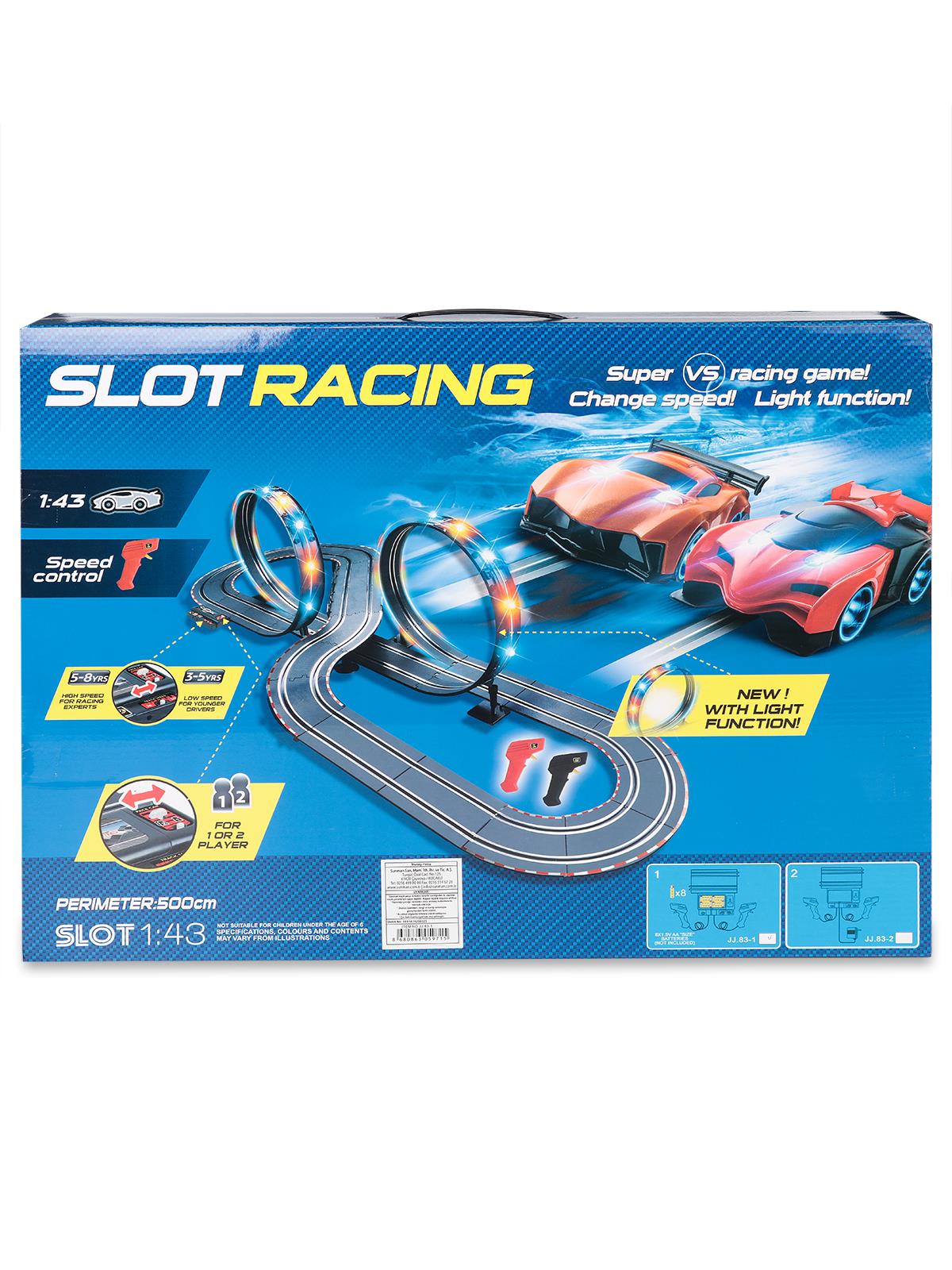 Sunman Oyuncak YARIŞ SET 1/43 SLOT RACING IŞIKLI 913CM