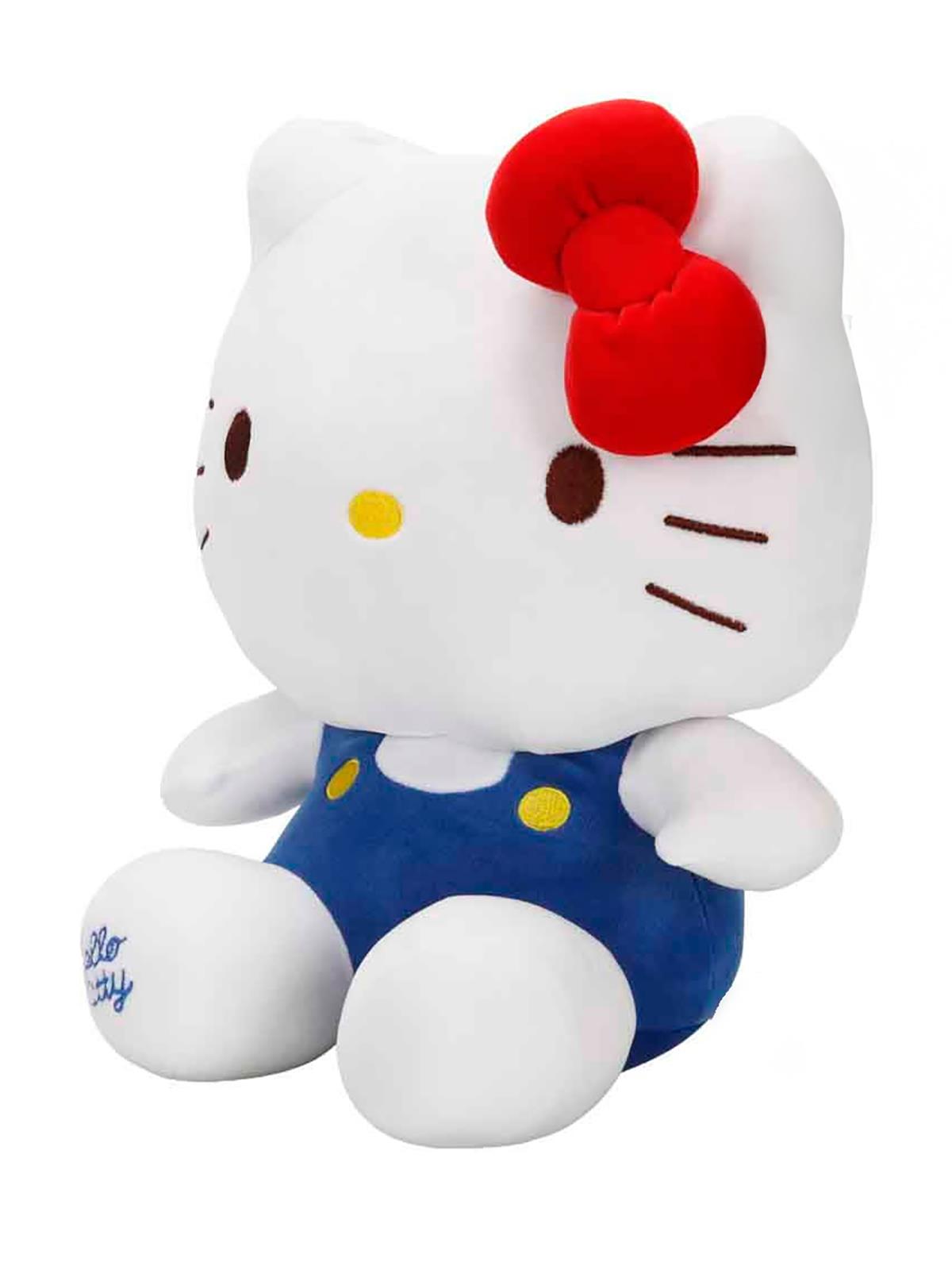 Hello Kitty Mavi Tulumlu Peluş S4 35 cm