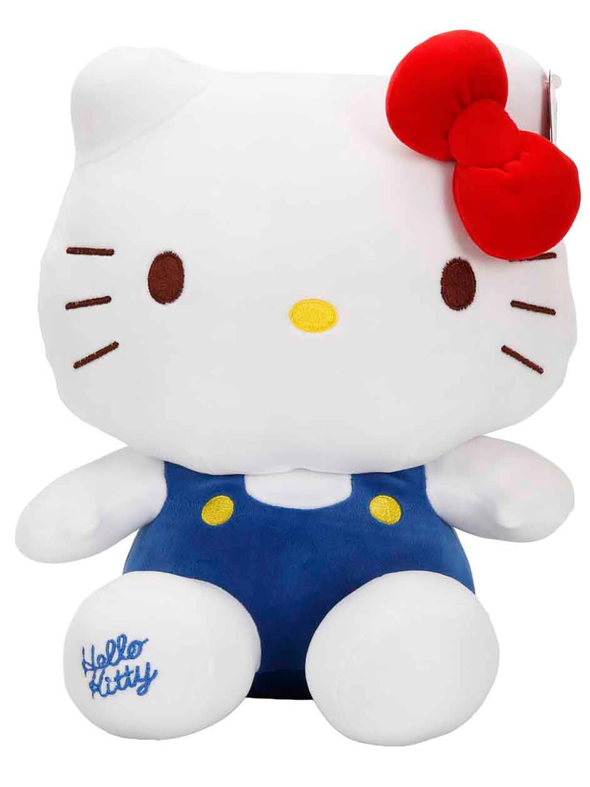 Hello Kitty Mavi Tulumlu Peluş S4 35 cm