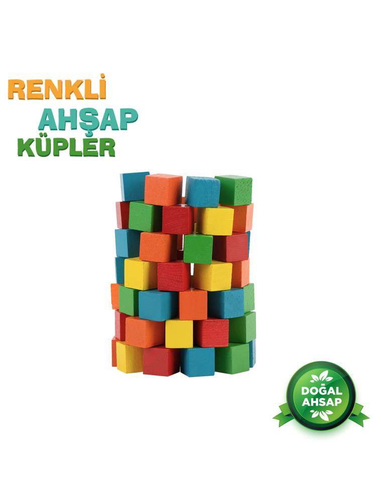 Bee Smart Renkli Ahşap Küpler