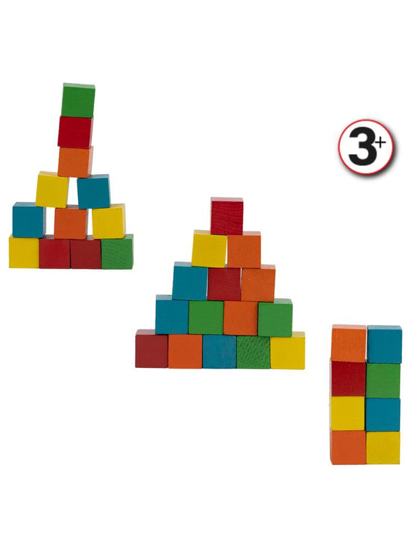 Bee Smart Renkli Ahşap Küpler