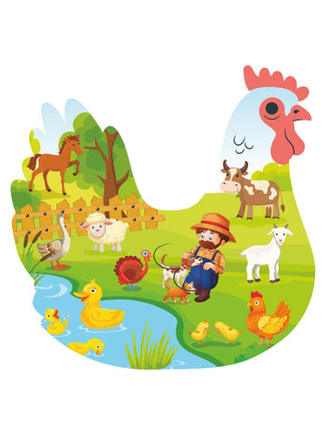 Bee Smart Ahşap Puzzle Çiftlik – Civilim.com