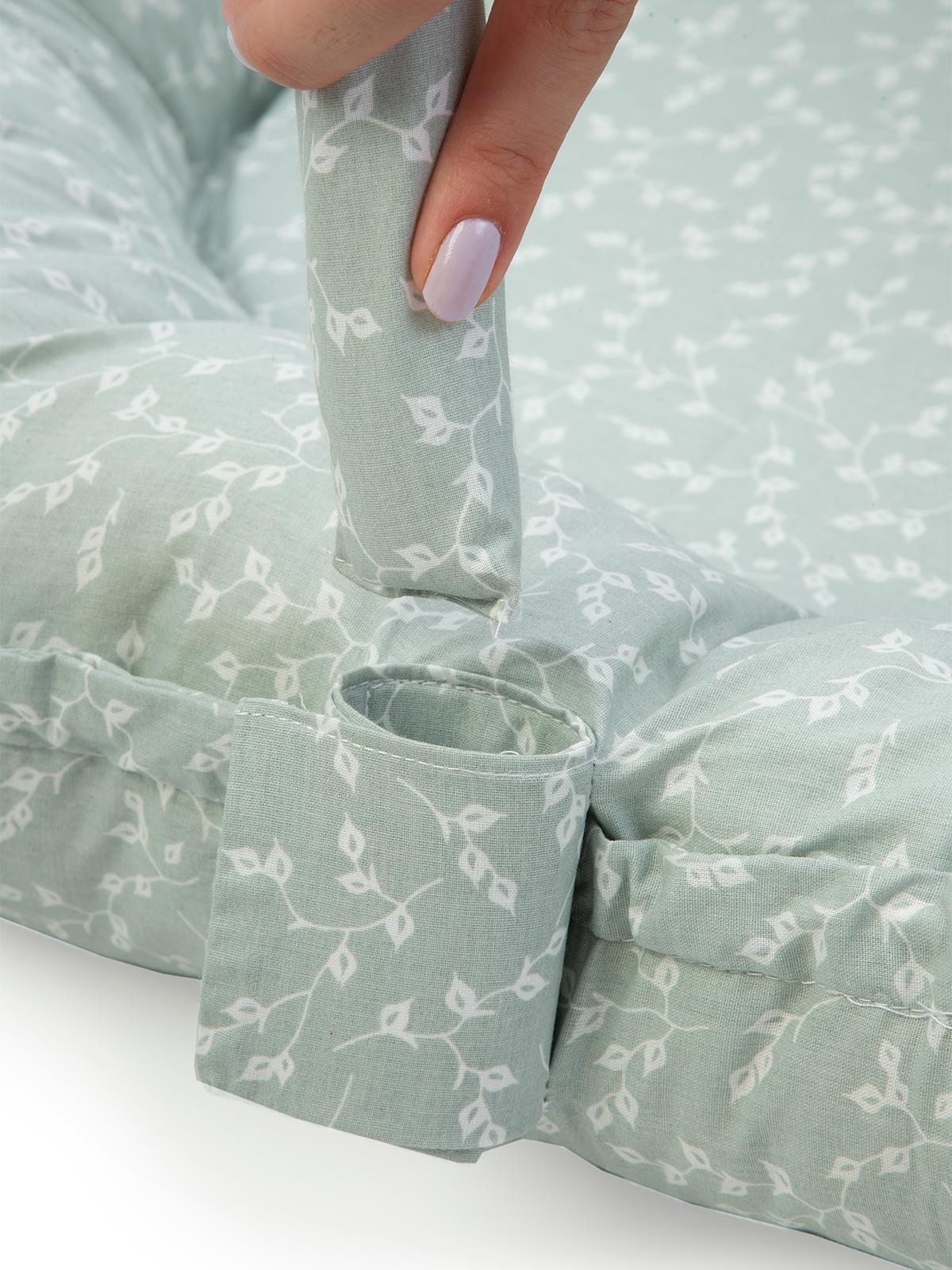 Babyjem Oyuncaklı Anne Baba Yanı Yatağı - Yeşil