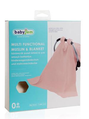 Babyjem Bürümcük Ana Kucağı Örtüsü - Pudra