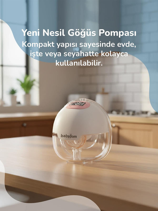 Babyjem Yeni Nesil Giyilebilir Göğüs Pompası