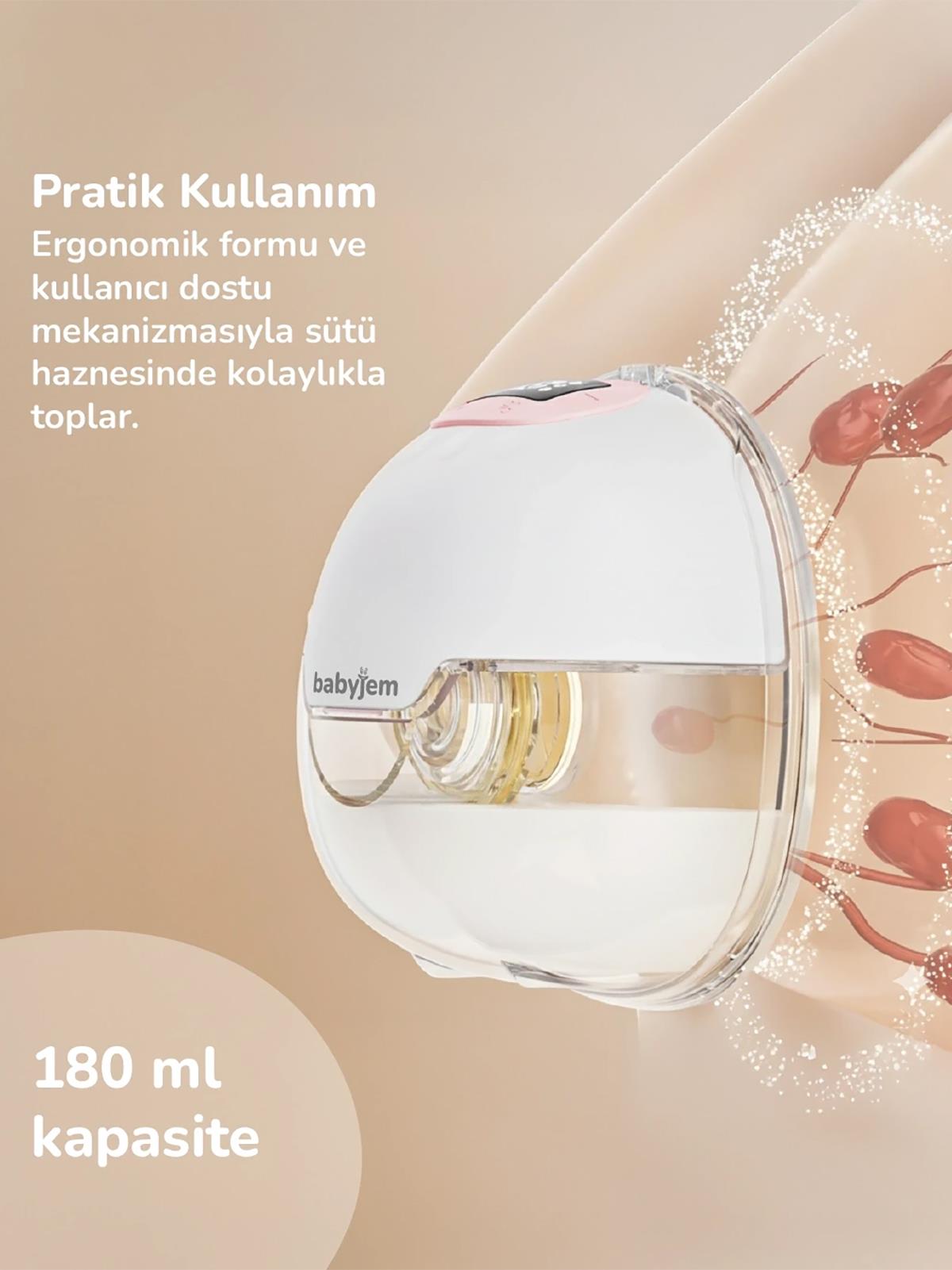 Babyjem Yeni Nesil Giyilebilir Göğüs Pompası