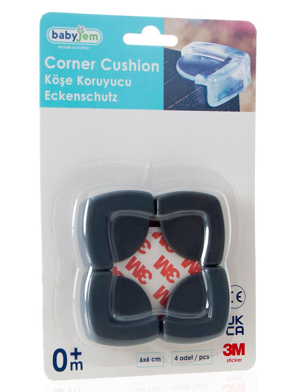 Babyjem Köşe Koruyucu 4 Adet - Gri